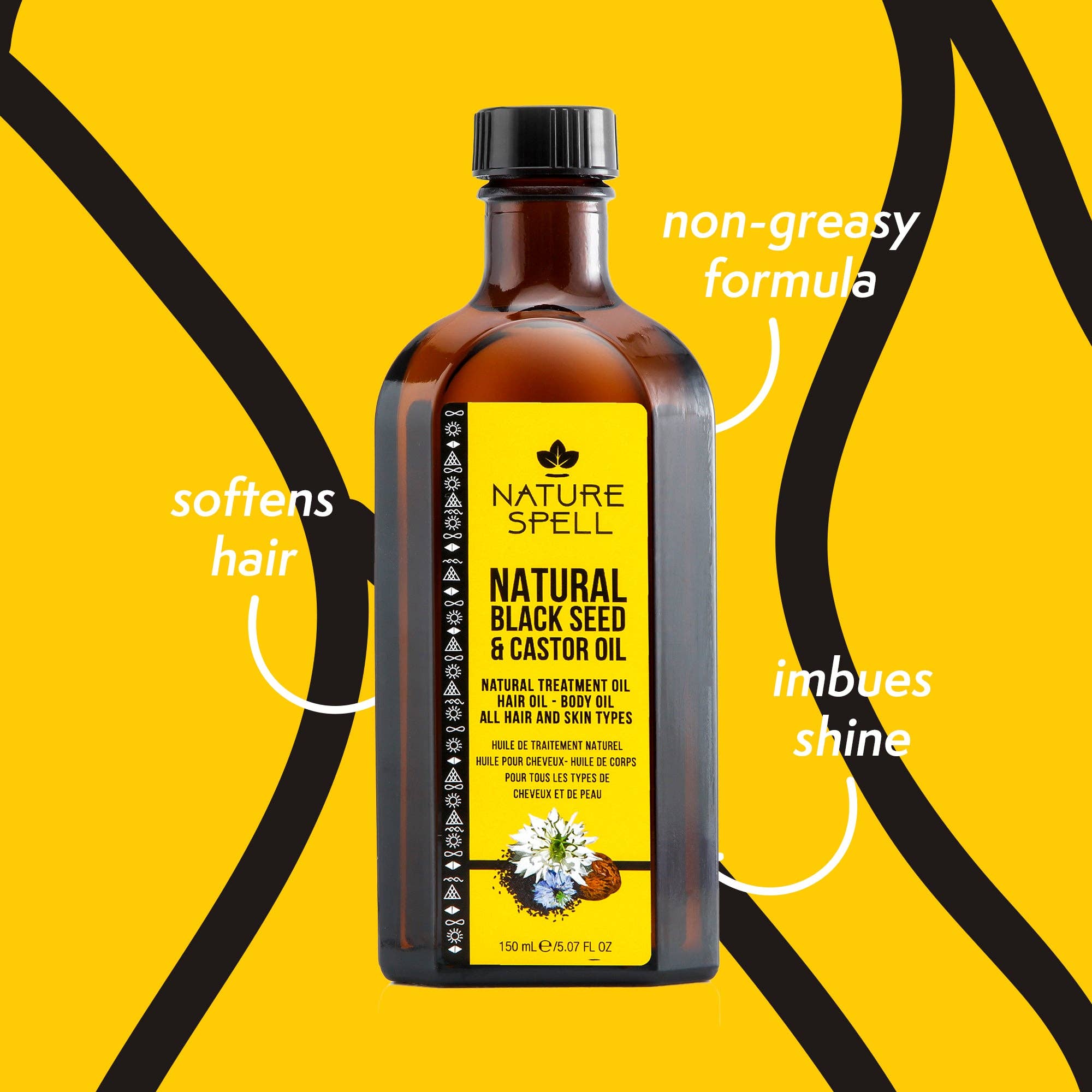 Nature Spell - Wholesale Hair Oil - Nature Spell Black Seed Oil for Hair & Skin2