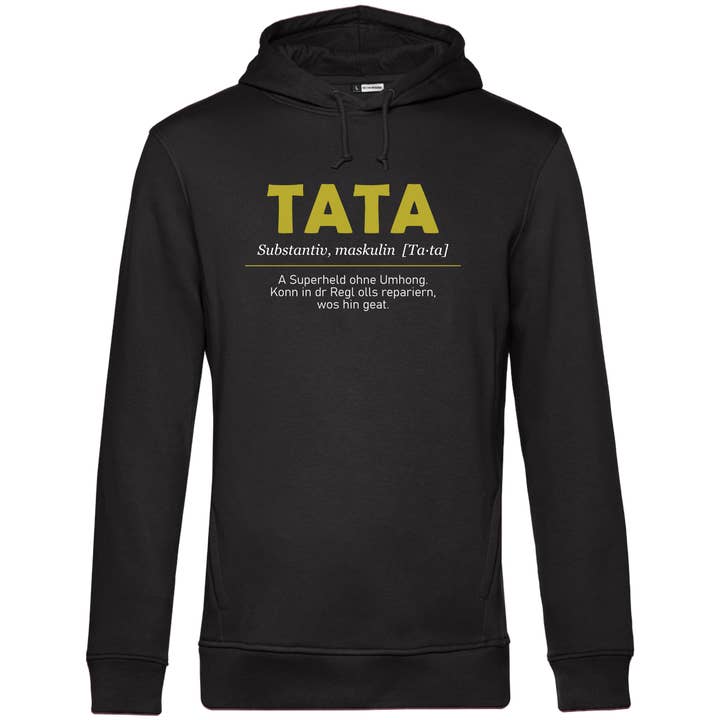 Tata - Sweat à capuche premium unisexe pour la vente par Südtiroler Stiebele