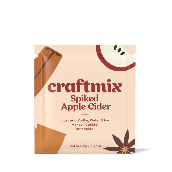 Craftmix - Vente Mélange/sirop pour cocktails - Mélangeur de cocktail/mocktail de cidre de pomme épicé - présentoir de 24 unités5