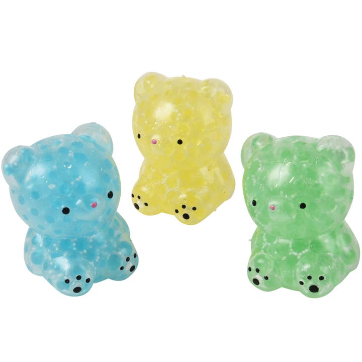 US Toy Company - Wholesale Squishy Toy - Kids & Baby - Squeezy Crystal Bear Toys 12-unit Display