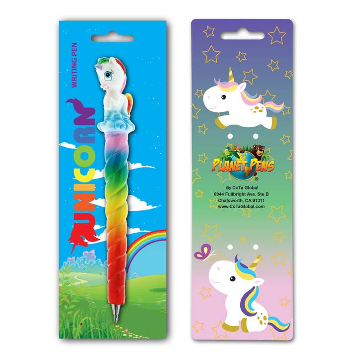 Cota Global - Wholesale Pen - Planet Pen - Rainbow Unicorn3