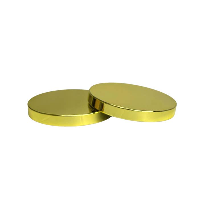 General Wax & Candle Company - Wholesale Candle Holder - Gold Candle Lid - Fits our 9.5 oz Monticiano