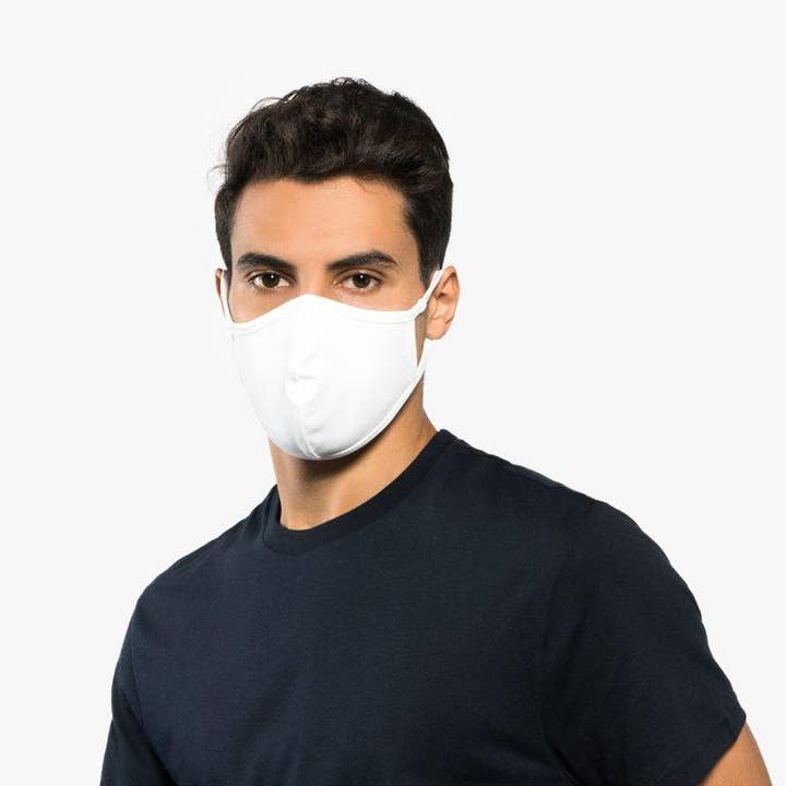 MakMask - Wholesale Protective Face Mask/Shield - Eggshell white Mask4