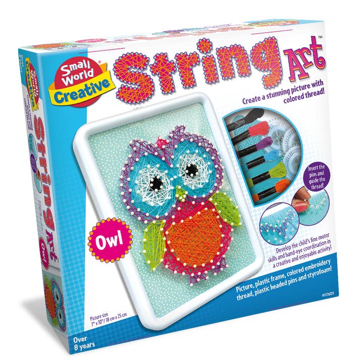 String Art Owl for wholesale by Small World Toys