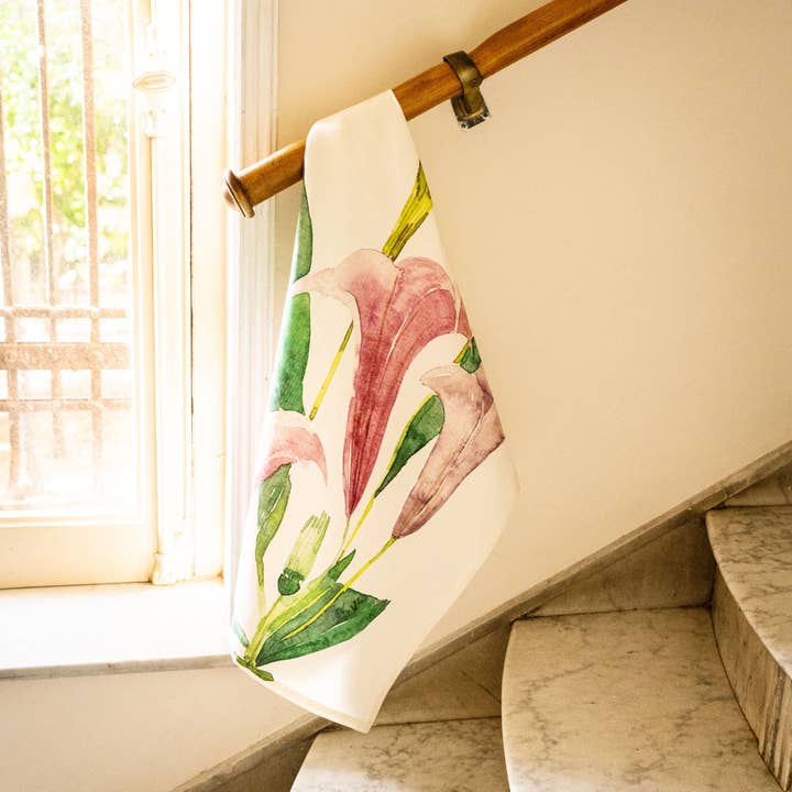 “Datura” Kitchen Towels 100% made in Italy for wholesale by The Napking