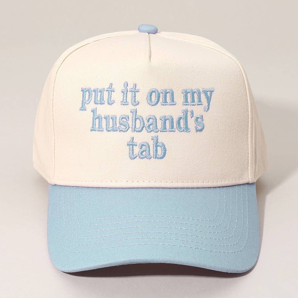 Sensibling Corp. - Wholesale Baseball Cap - Women's - PUT IT ON MY HUSBANDS TAB Embroidered Baseball Cap13