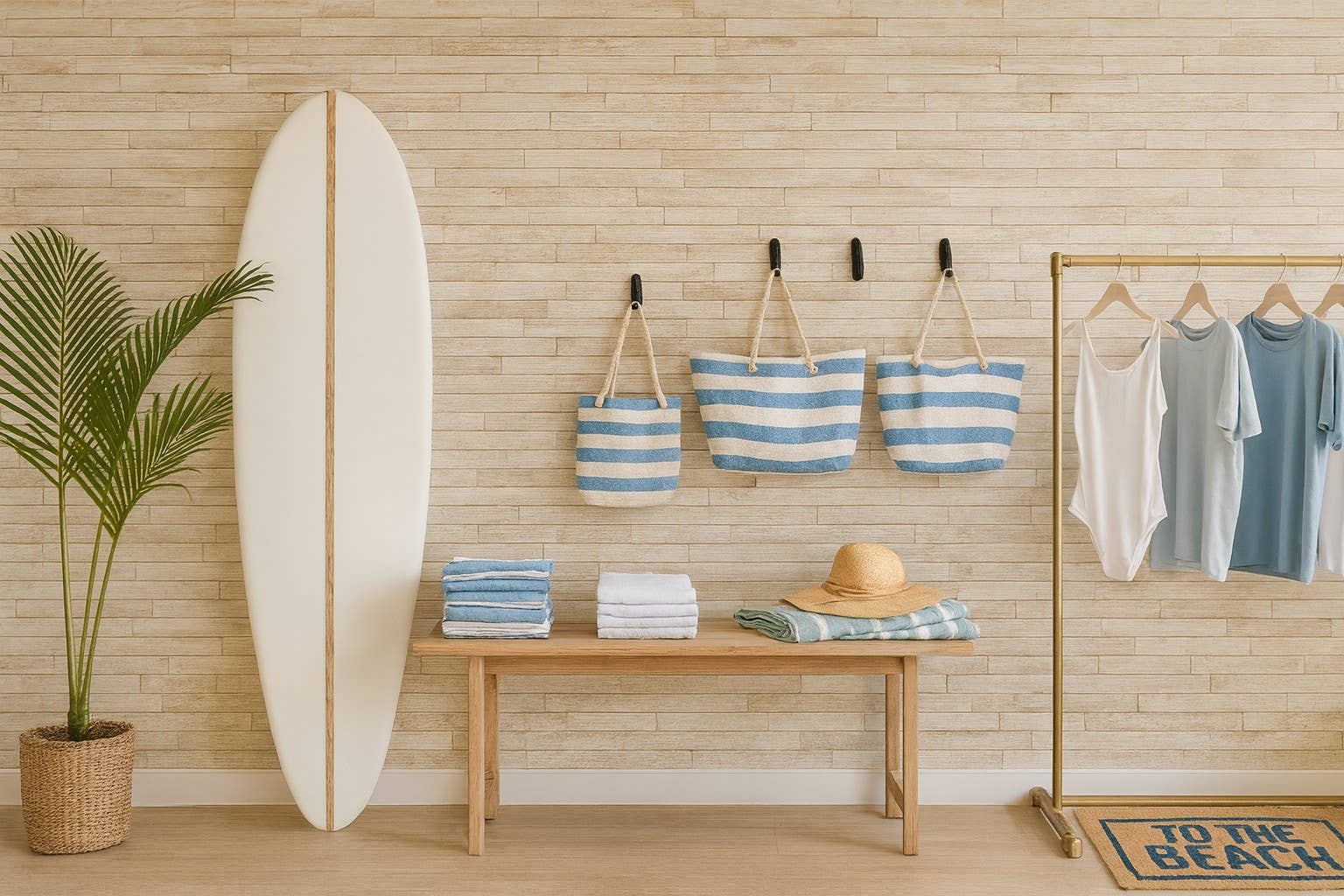 Asia West - Vente Décoration murale - Panneaux de Revêtement Mural en Bois de Teck (lot de 10)11