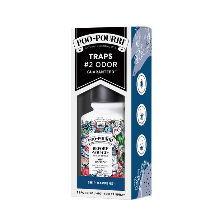 ~Pourri - Wholesale Toilet Spray - Poo~Pourri Ship Happens 2oz, Toilet Spray boxed