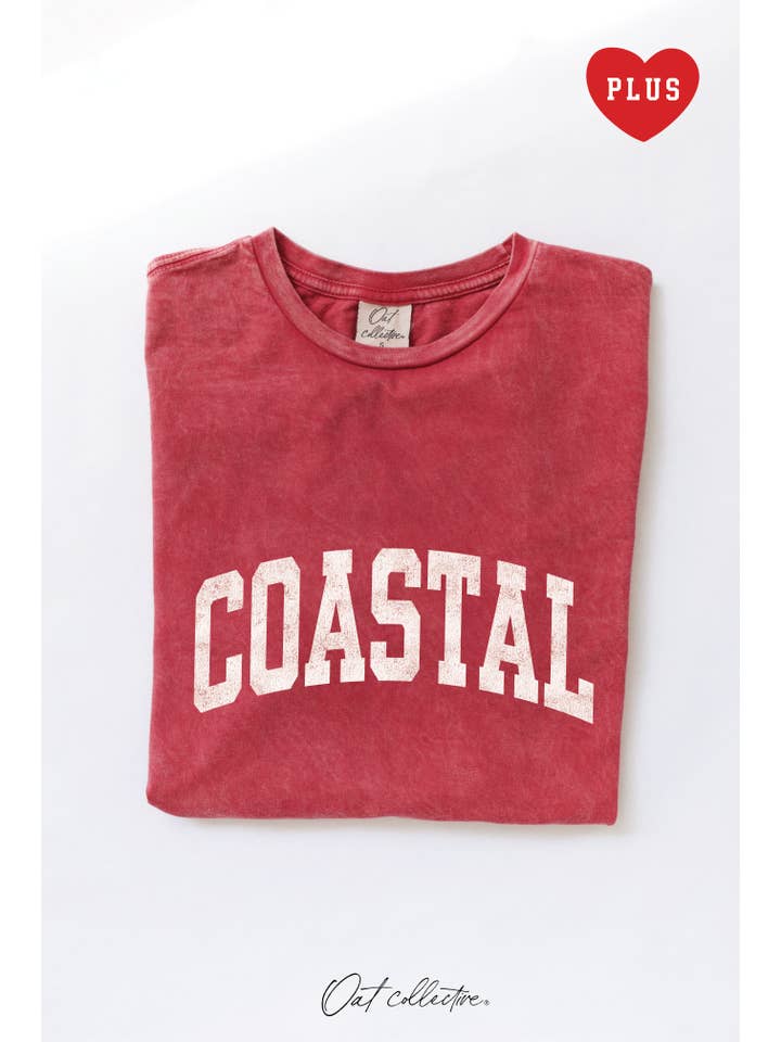 OAT COLLECTIVE - Wholesale Screen printed t-shirt – Women′s - COASTAL Plus Mineral Graphic Top
