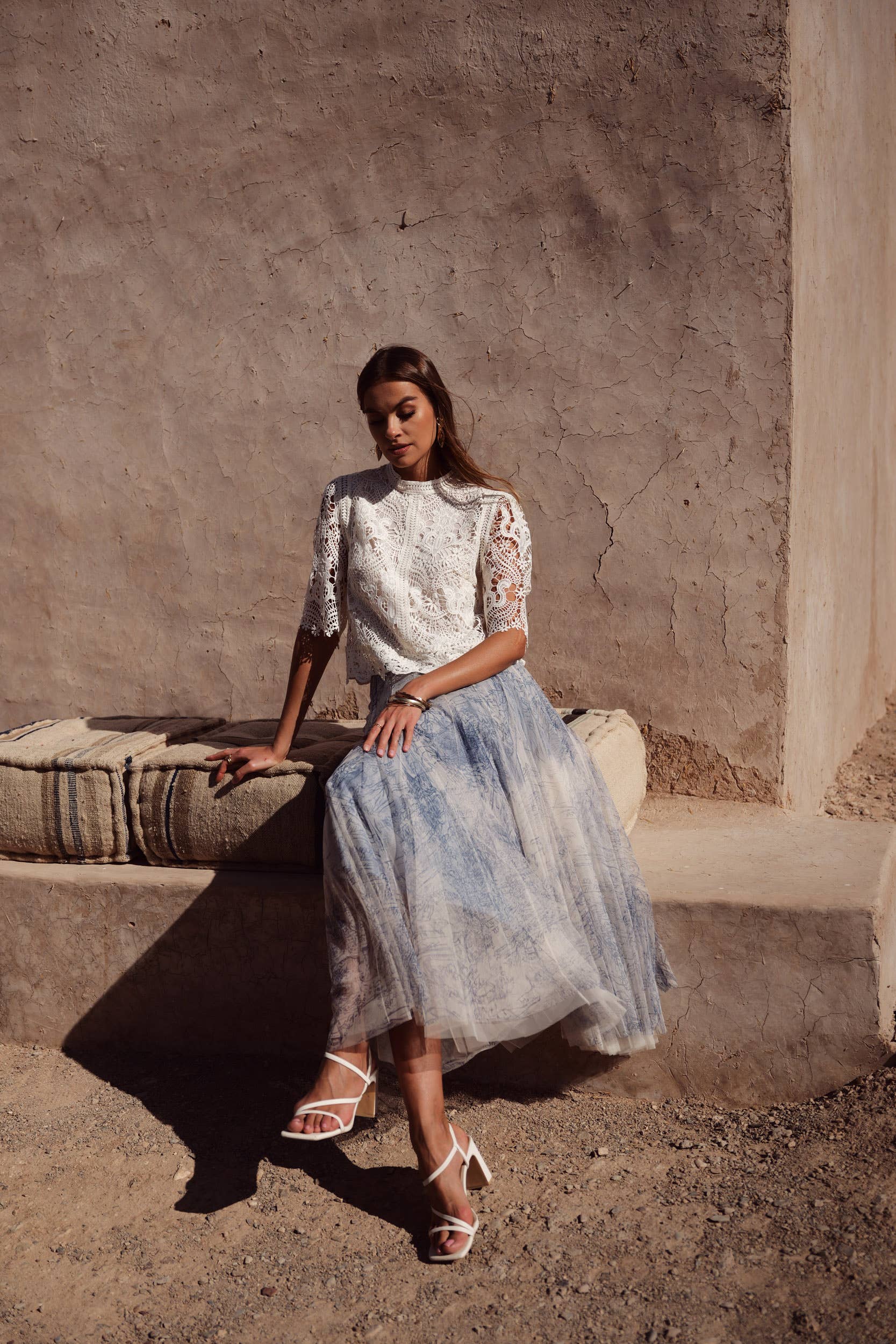 新品タグ付 Lig. tulle skirt Officinae Tulle Skirt Brown – Cordelia James