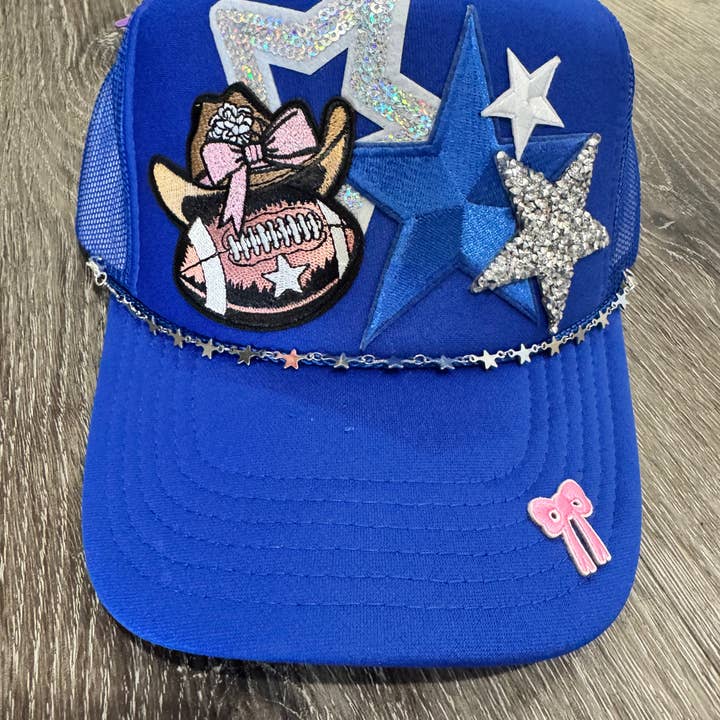 Patchwrx Customs Hat Bar - Wholesale Trucker Hat - Women's - Dallas Cowboys Football Cowgirl Trucker Hat1