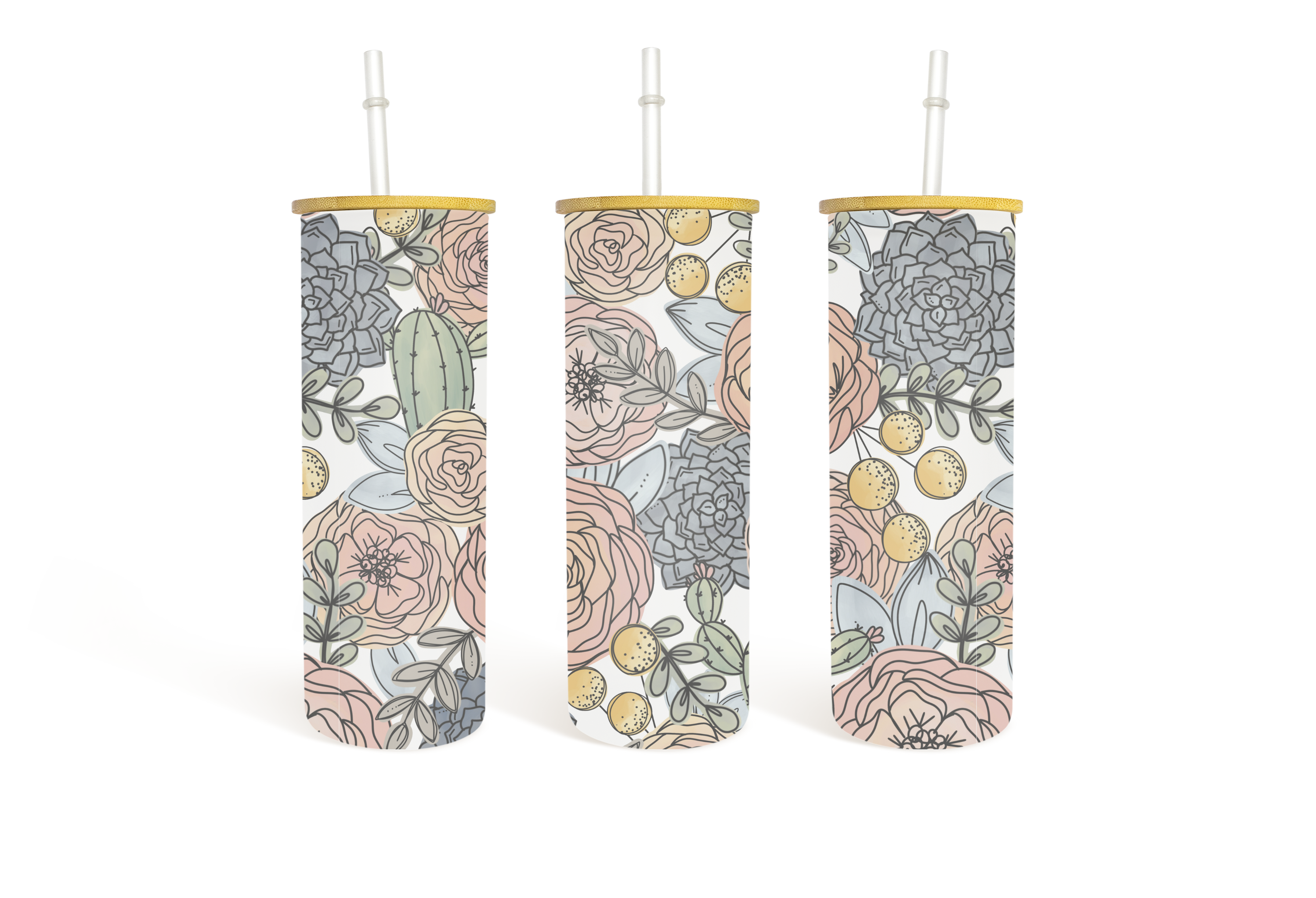 The Inspiration Haven - Wholesale Drinking Glass/Cup - Iced Coffee Cup 25 Oz Glass Tumbler Gift for Her2