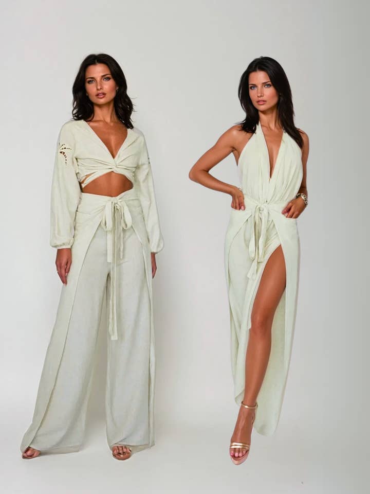 Pant to Jumpsuit - Linen Pockets for wholesale by Baliawear