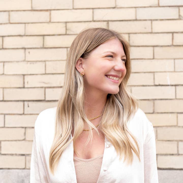 Spiffy & Splendid - Wholesale Stud/Post Earrings - Luxe Gold Oriana Studs - Small10