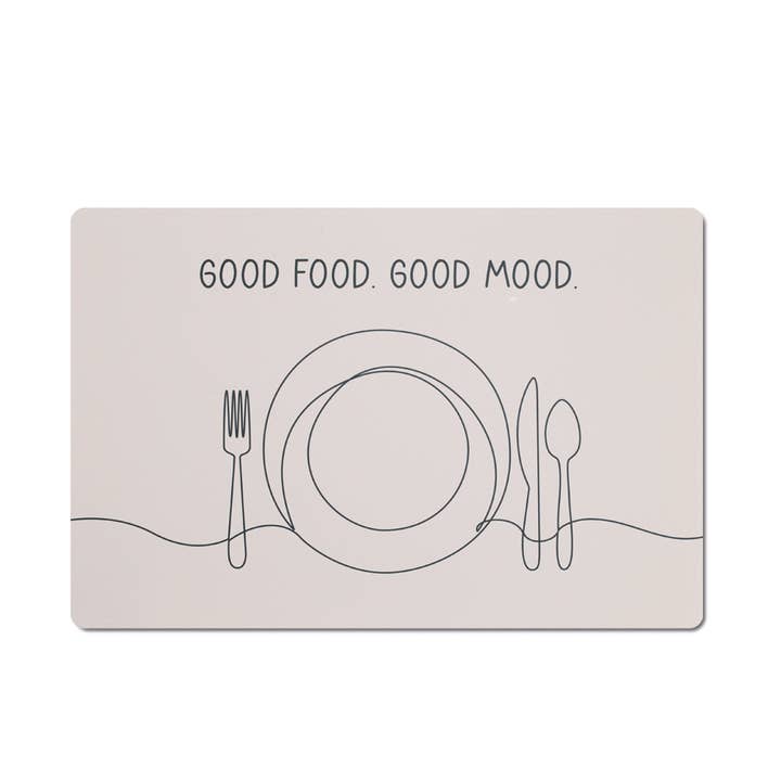 Placemat "Good Food", plastic for wholesale by Zeller Present