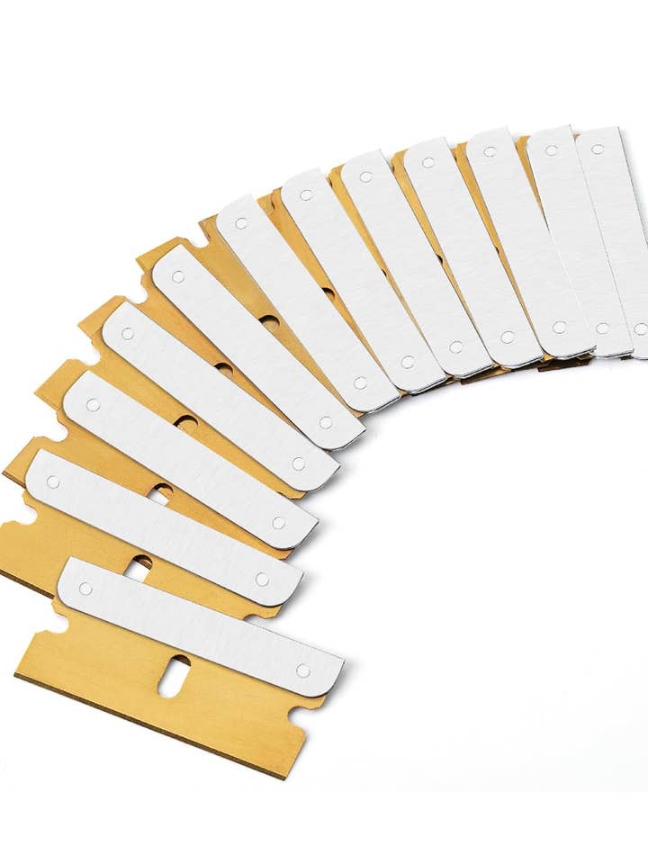 Bates Choice - Single Edge Razor Blades, 50 Pack, Gold for wholesale by Bates Choice