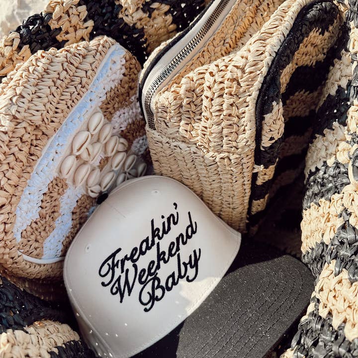 KENZKUSTOMZ - Wholesale Trucker Hat - Women's - Freakin' Weekend Baby - Vintage Trucker Hat6