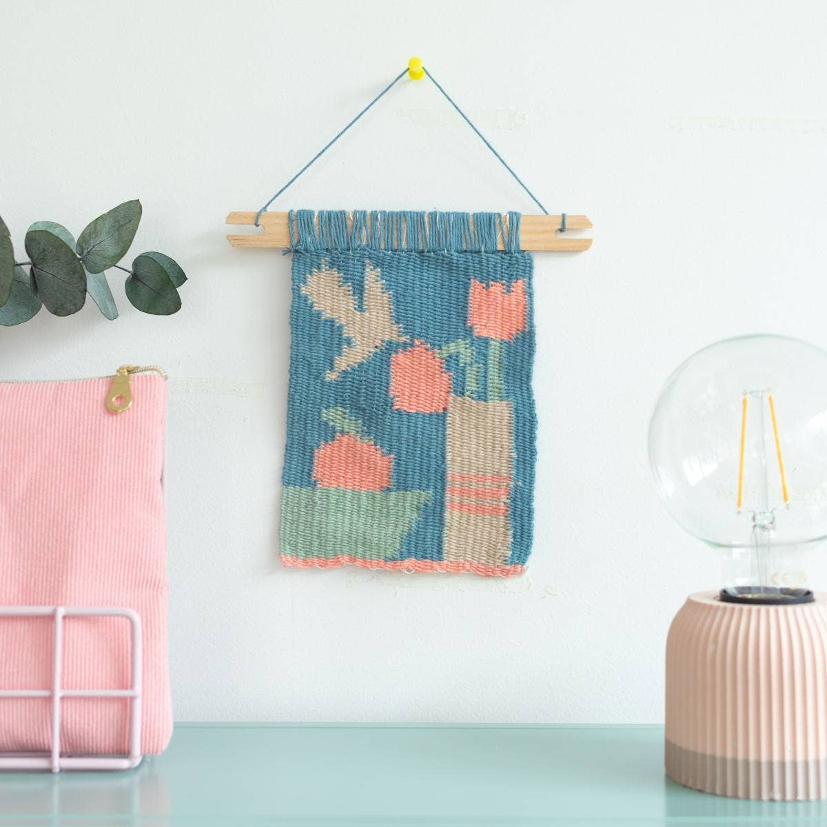 La Petite Épicerie - Wholesale DIY Craft Kit - DIY HABERDASHERY - My wall weaving - Nature1