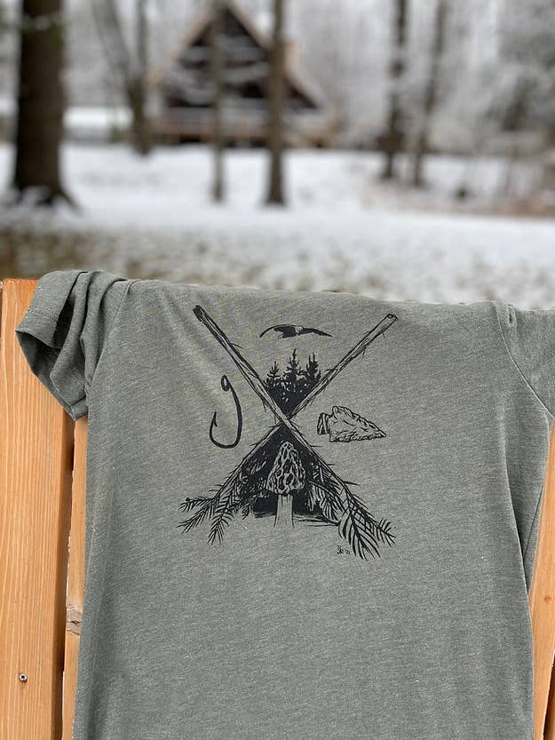 Fish, Forage + Hunt Unisex Tee for wholesale by 5th Season