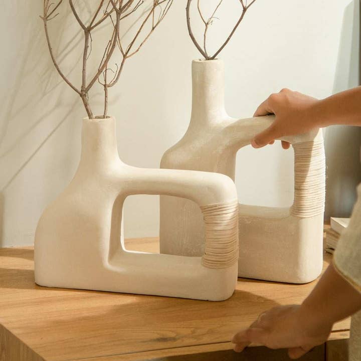 Sarafay Kleine Nachhaltige Ecomix Rohrvase für den Großhandel von Expo Bazaar