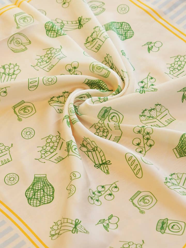 Farmers Market Scarf for wholesale by Notcoy