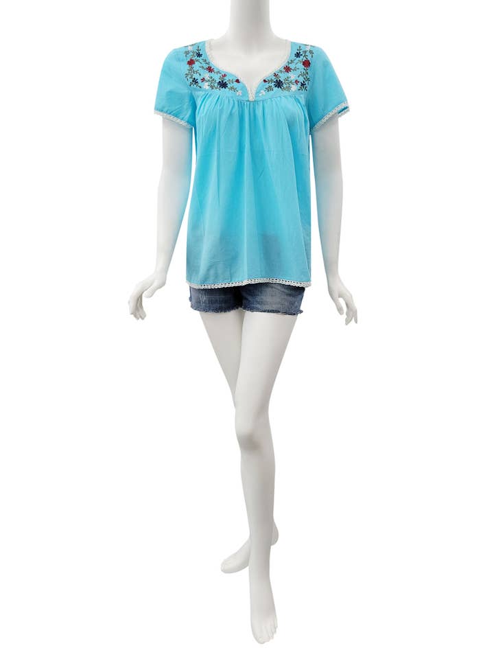 Amara Embroidered Top for wholesale by Raj Trading & Imports (USA) Inc.