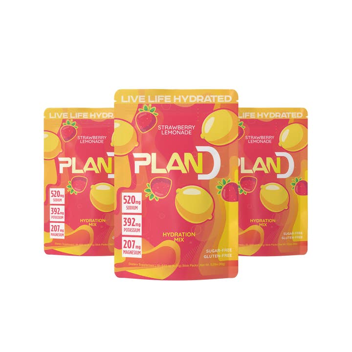 Plan D Hydration Drink - Wholesale Sports/Energy Drink - 3 Pack Sample Pack8