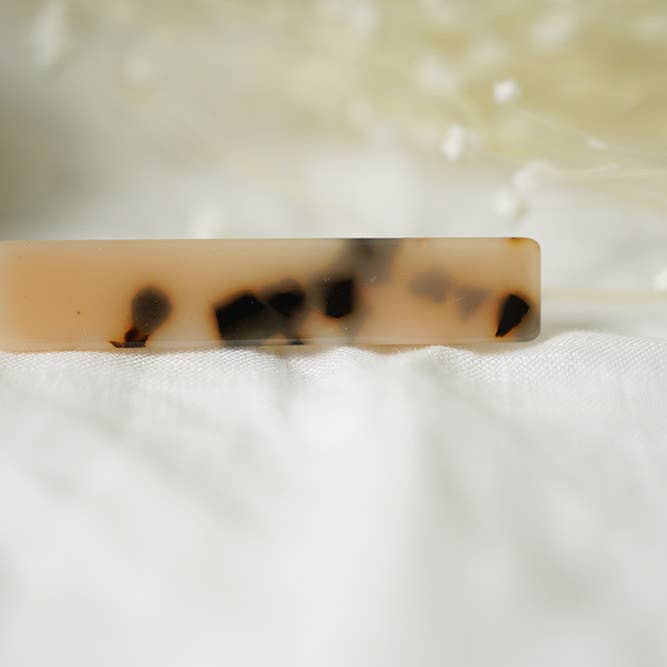 Bohomane - Wholesale Barrette - Women's - Mahalia Beige and Black Tortoiseshell Hair Clip
