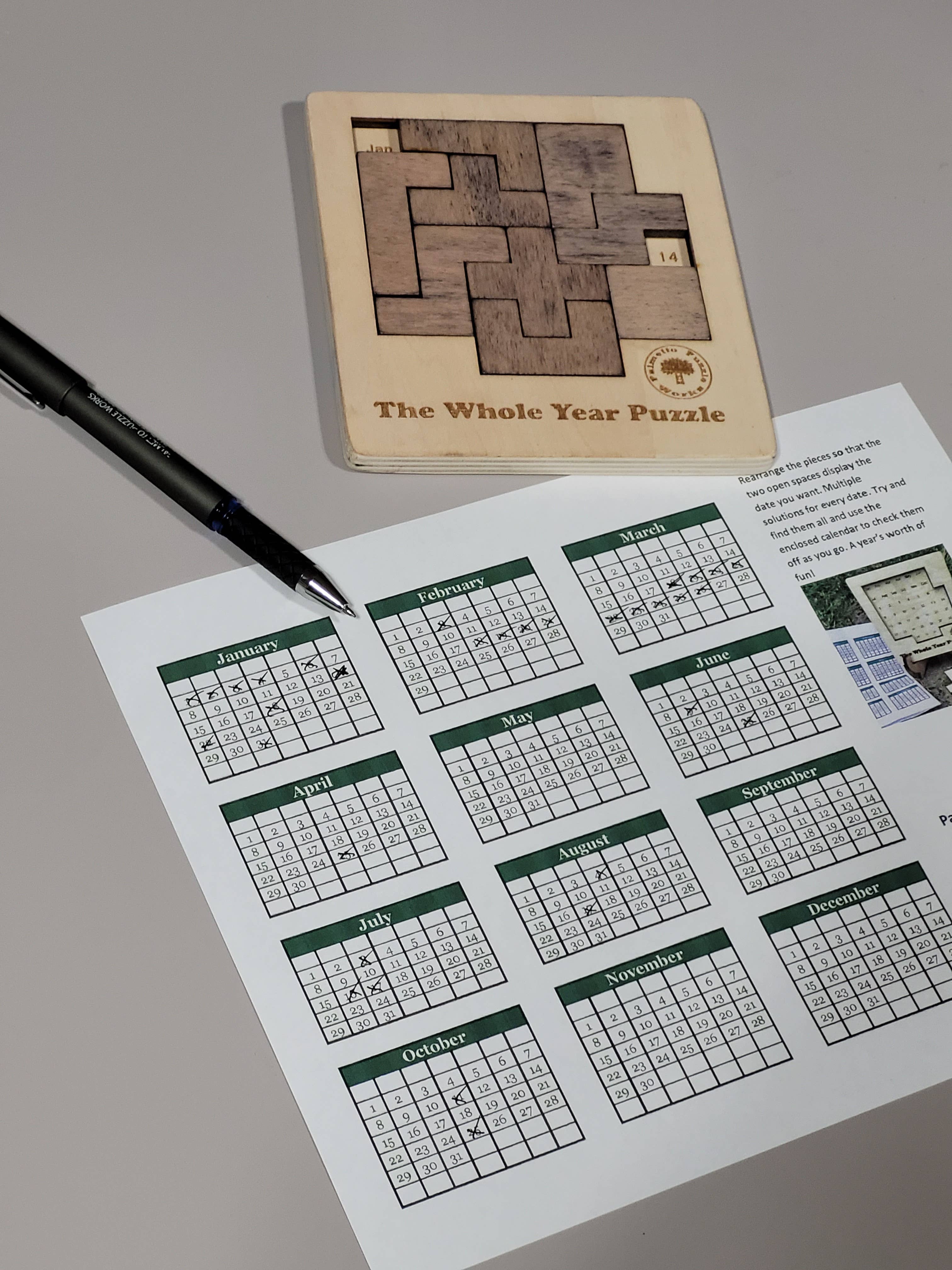 Palmetto Puzzle Works - Venta al por mayor Puzle - Adultos - El rompecabezas de todo el año9