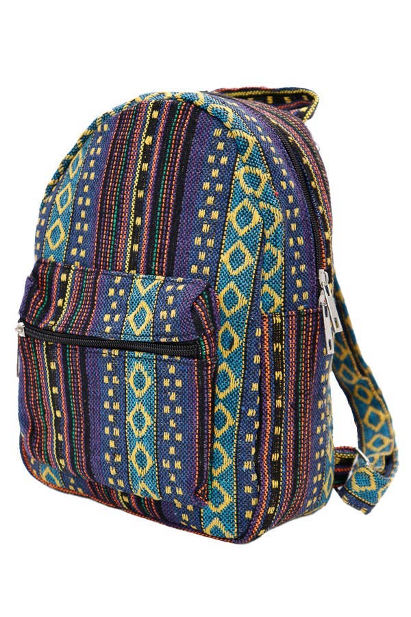 ASSORTED Navajo Boho Tribal Woven Backpack for wholesale on Faire11