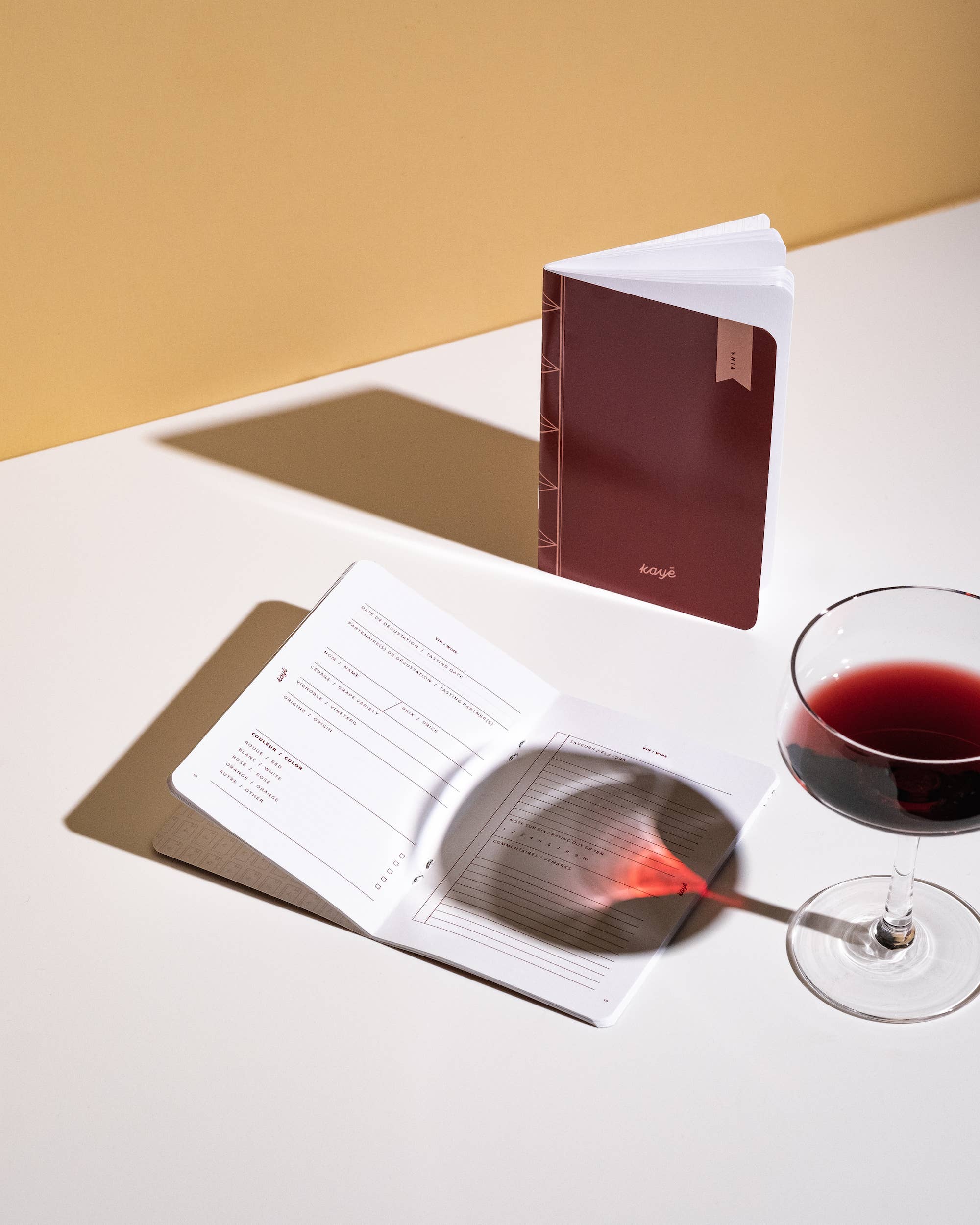 Kayé Notebooks - Wholesale Notebook - Wines Notebook2