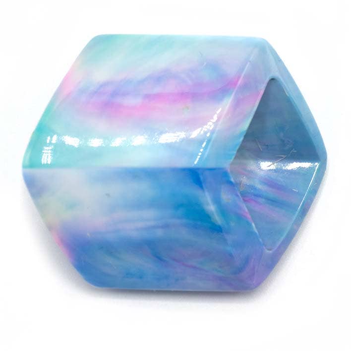 Cube Marble Blue Shiny for wholesale by FATES, style with a story