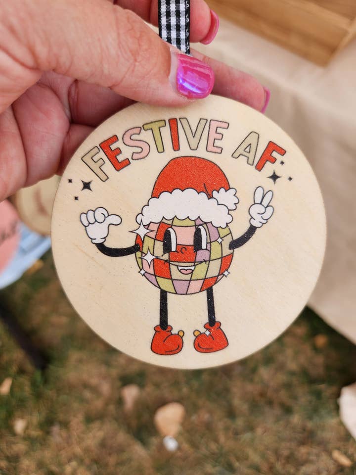 Boule à facettes festive AF pour la vente par Shut The Front Door KC
