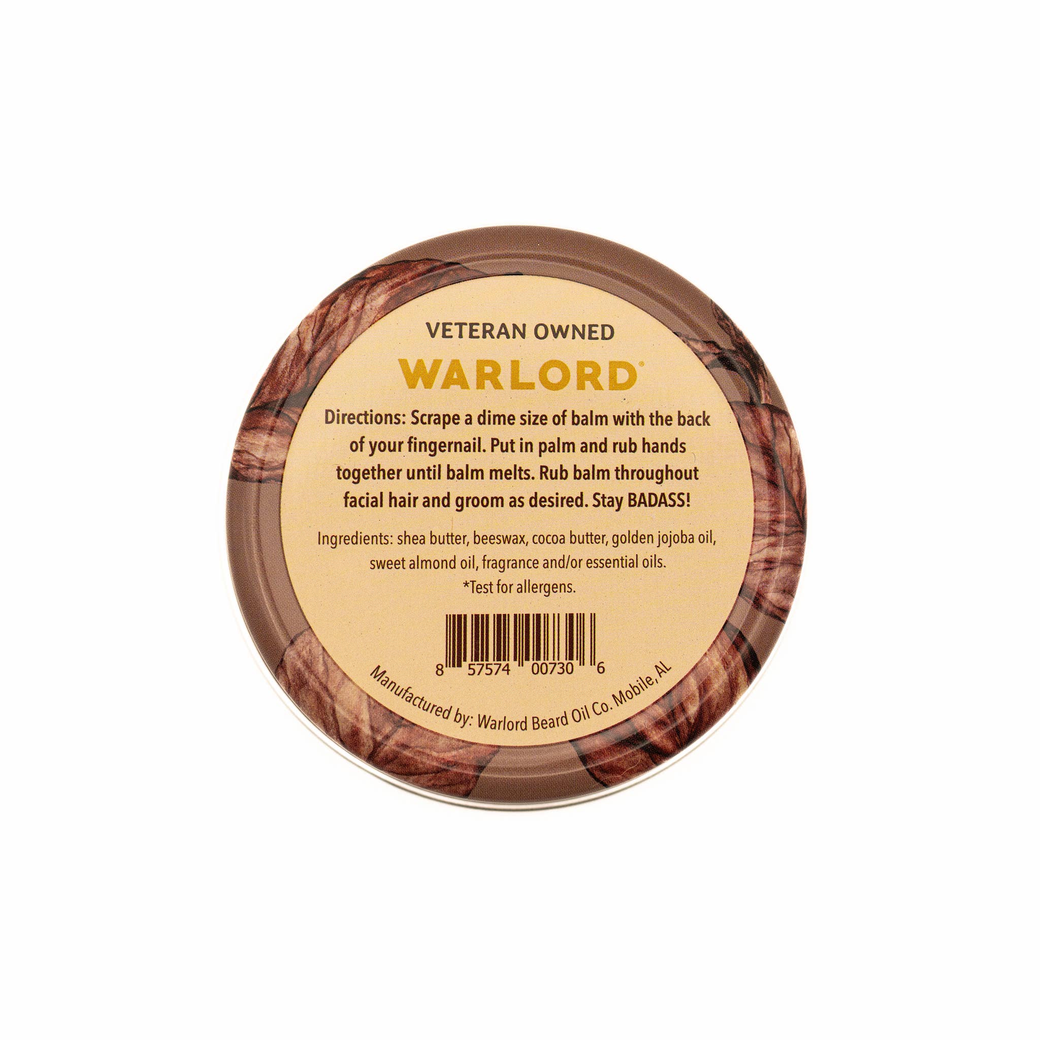 Warlord - Men's Grooming Essentials | Veteran Owned - Wholesale Beard Styling Product - Southern Tobacco Beard Balm3