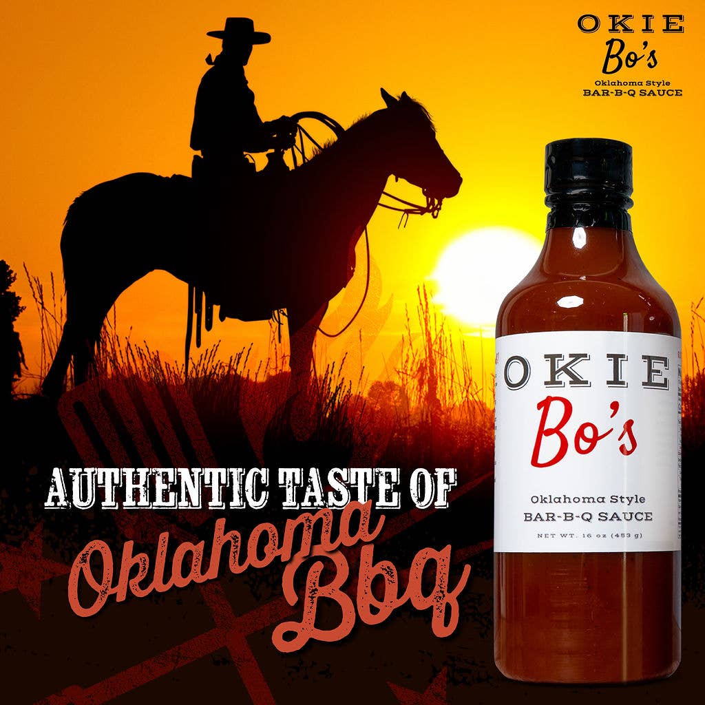 Okie Bo’s BBQ Sauce – Engroshandel BBQ-sauce – Okie Bo"s originale BAR-B-Q-sauce 16 oz.9