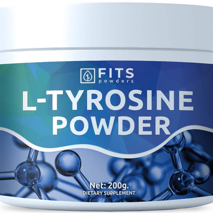 L-Tirosina em pó 200g por atacado de FITS