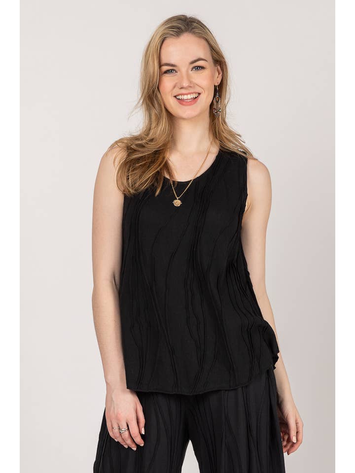 Windhorse Trading Inc - Wholesale Tank Top - Women's - Stitch Cotton Tank Top. WN2105