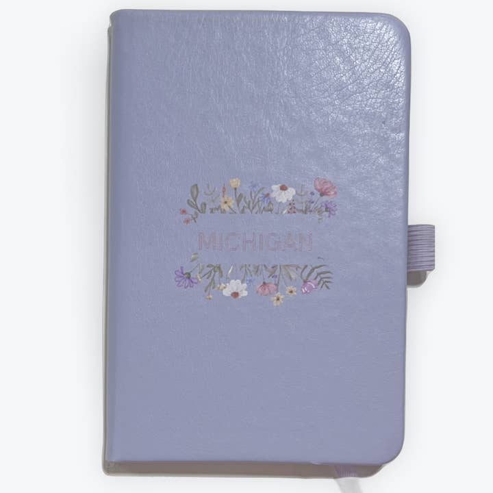 NB1- MI Flowers Notebook  for wholesale by My State Designs