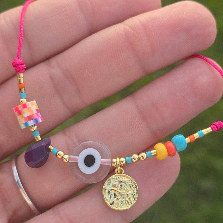 Fui fui jewelry llc - Wholesale Charm/Dangle Bracelet - Hilo Rojo y protección bracelets lucky bracelets colorfully evil eyes purple1