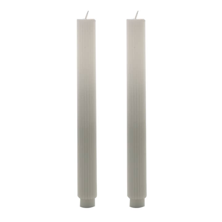 Set de 2 velas de cena Ombre de Hestia, color marrón y blanco para venta al por mayor de WIDDOP and Co.