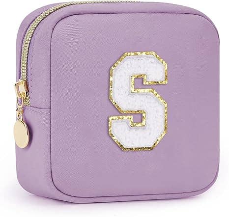 wandf – Großhandel Schmink-/Kosmetiktasche – Personalisierte Monogramm-Tasche Mini Initialen Schminktasche131