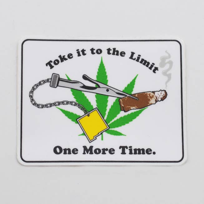 Toke det till gränsen - klistermärke för wholesale av Metal the Brand