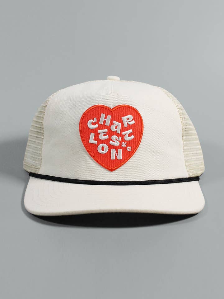 I Heart Charleston Rope Hat for wholesale by Deluxe Special
