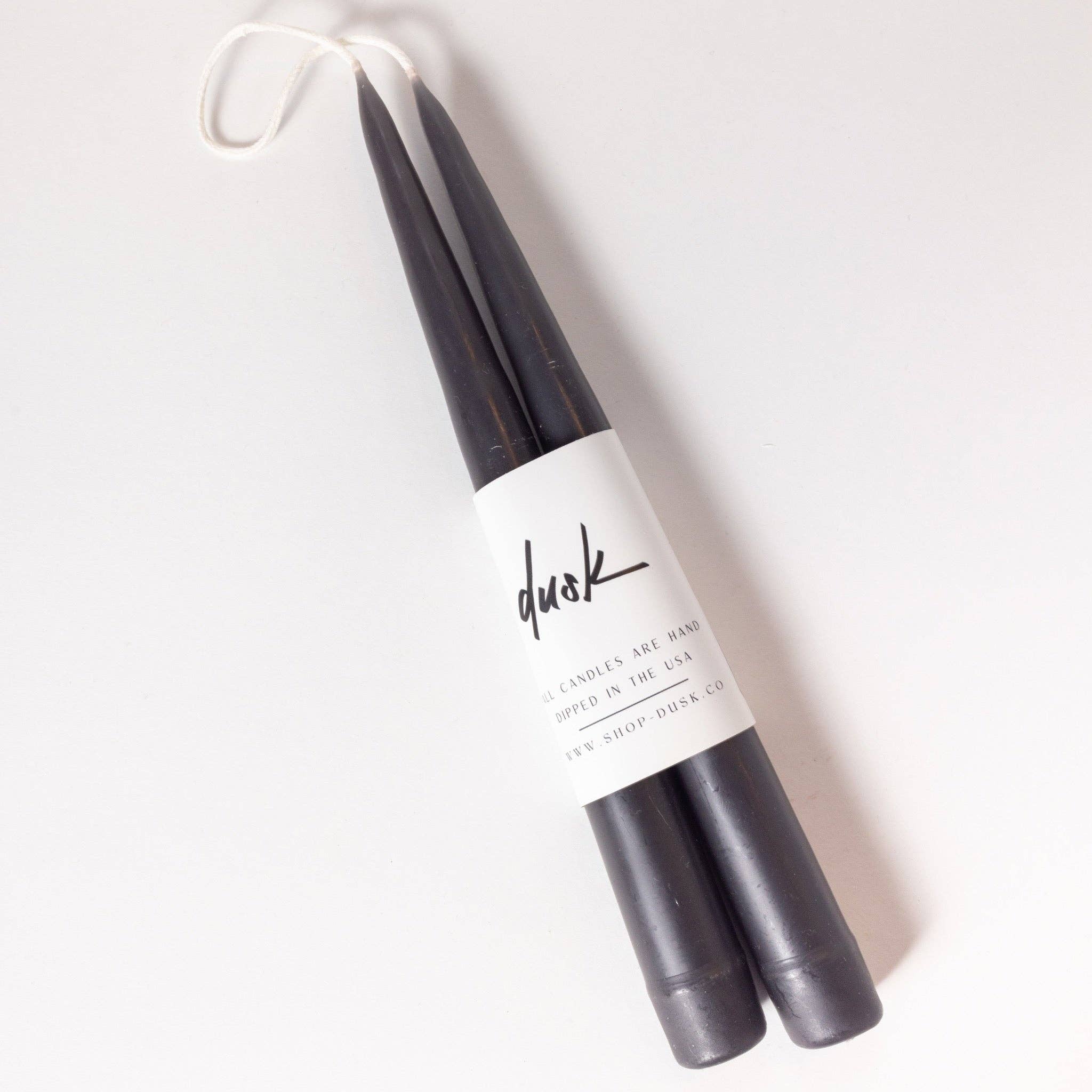 Dusk - Vente Bougies/bougeoirs coniques - Lot de bougies coniques faites à la main de 23 cm11