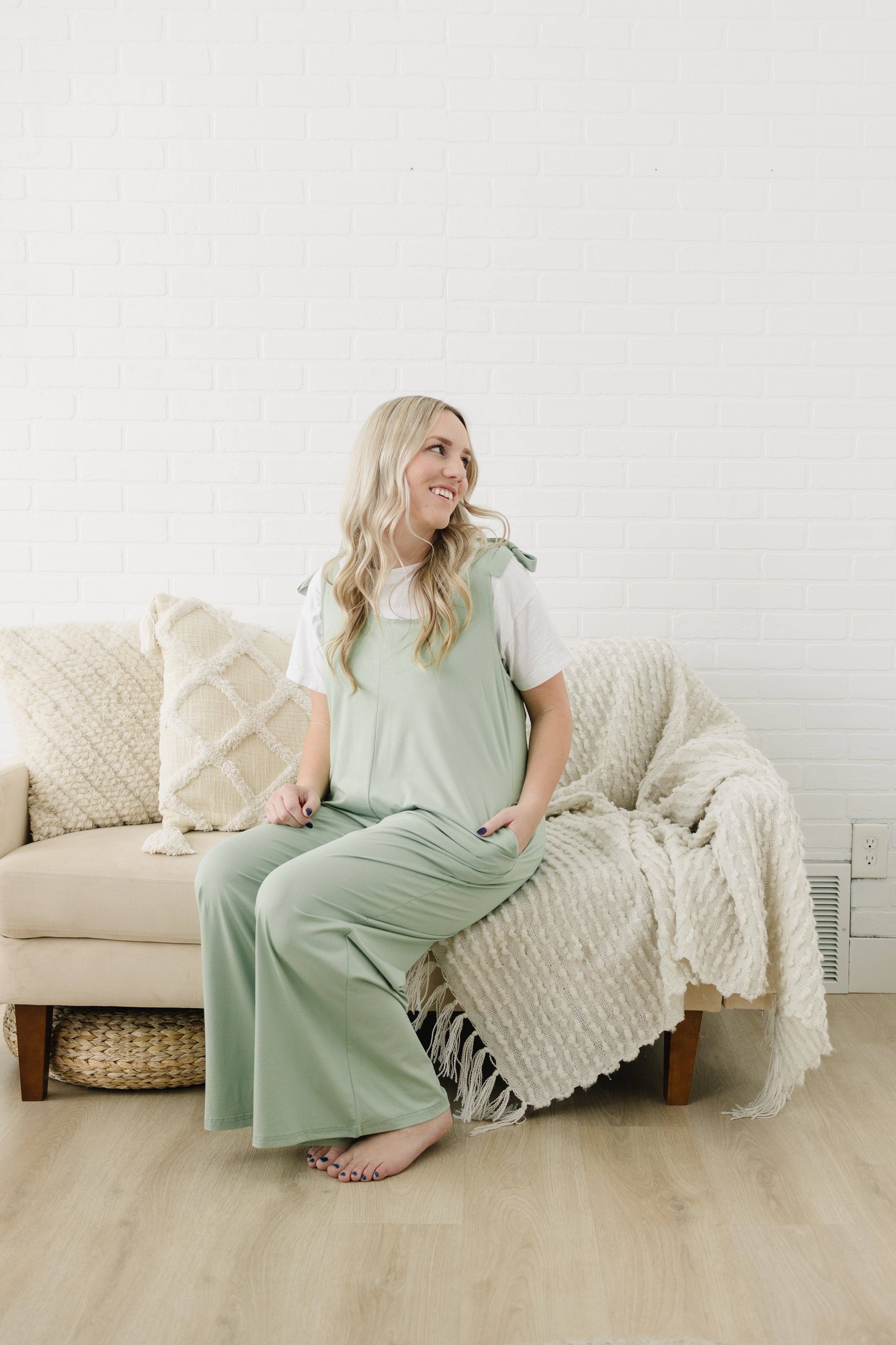 Earth Baby Outfitters - Wholesale Jumpsuit - Women's - Eco-Cosy Megan Wide Leg Romper9