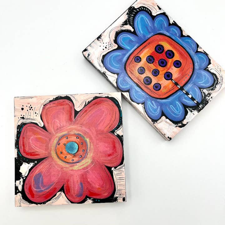 Limited Edition Daisy Paintings for wholesale by E. Drumm Designs