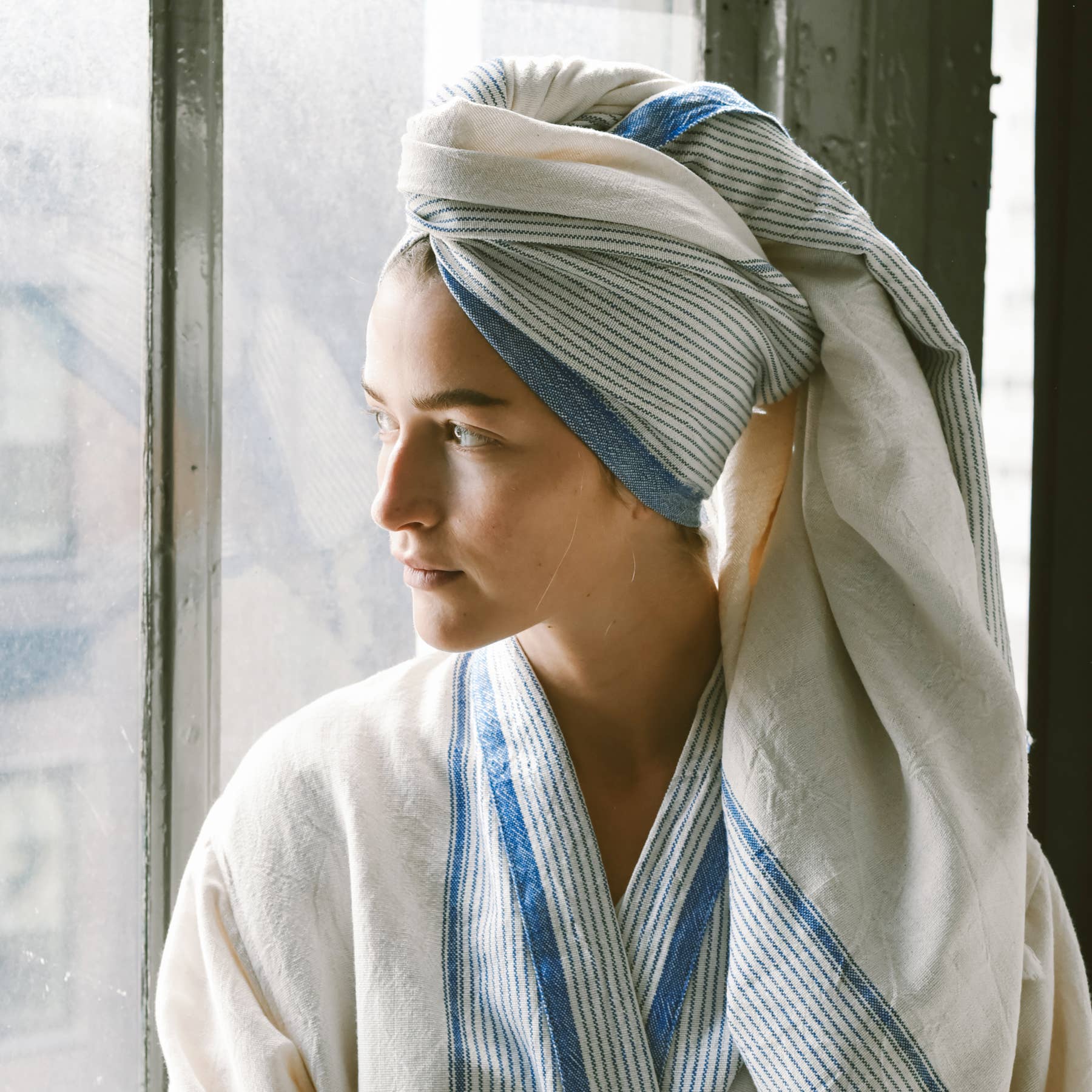 HOME & LOFT – Großhandel Badehandtuch – Elfenbeinblaues Tribeca-Handtuch2