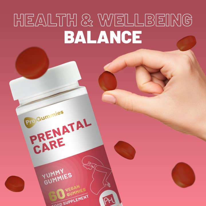 Prowise Healthcare - Wholesale Oral supplement/vitamin - Prenatal Care Gummies | 60 Vegan Pro Gummies | Yummy Gummies4