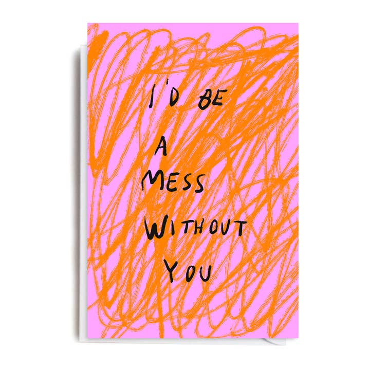 Jolly Awesome – Cartão de amor por atacado – Cartão MESS SEM ti ti