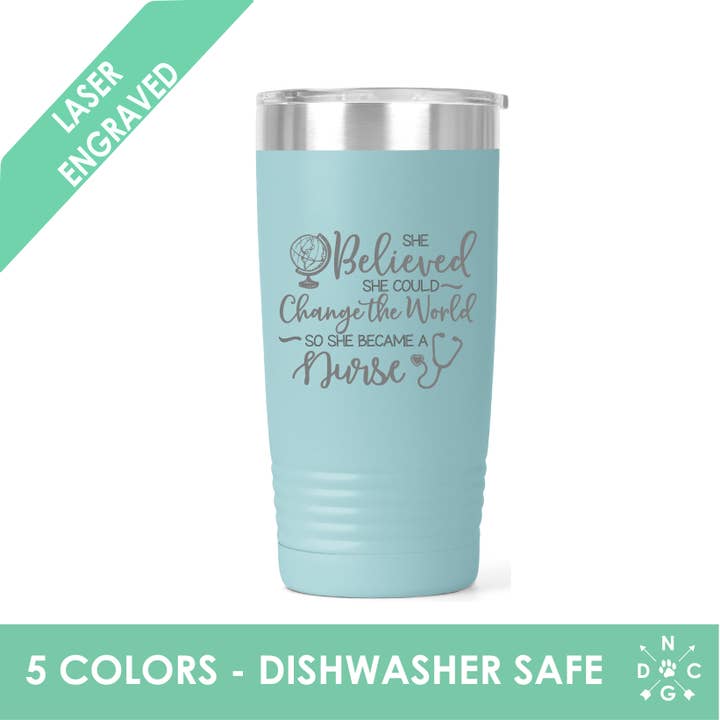 Krankenschwester Leben Spruch Polar Camel Tumbler für den Großhandel von Northern Country Girl Designs, LLC